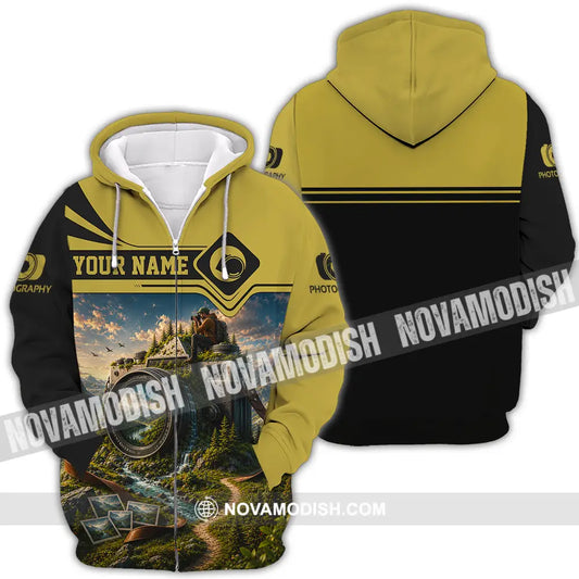 Unisex Shirt - Custom Photographer Shirt - Zipper Hoodie / S - T-shirt