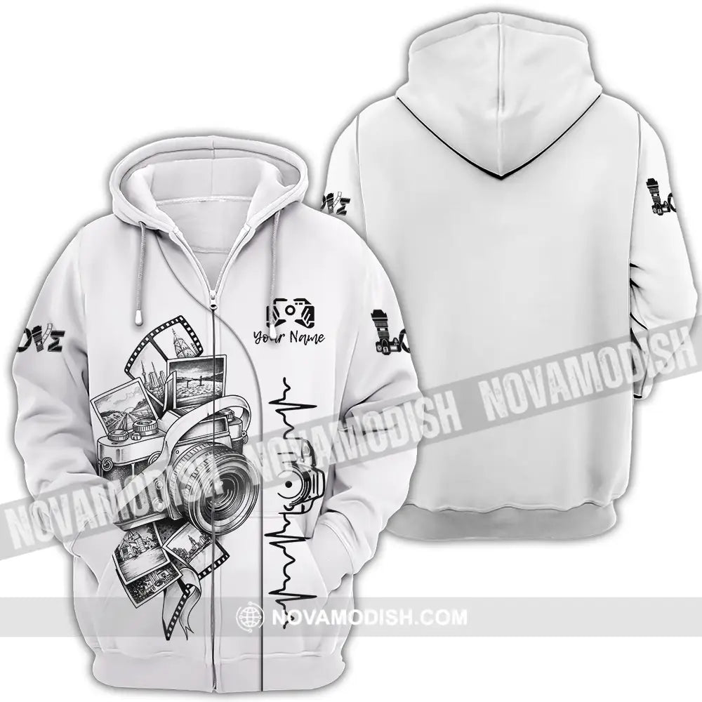 Unisex Shirt - Custom Photographer Shirt - Zipper Hoodie / S - T-shirt