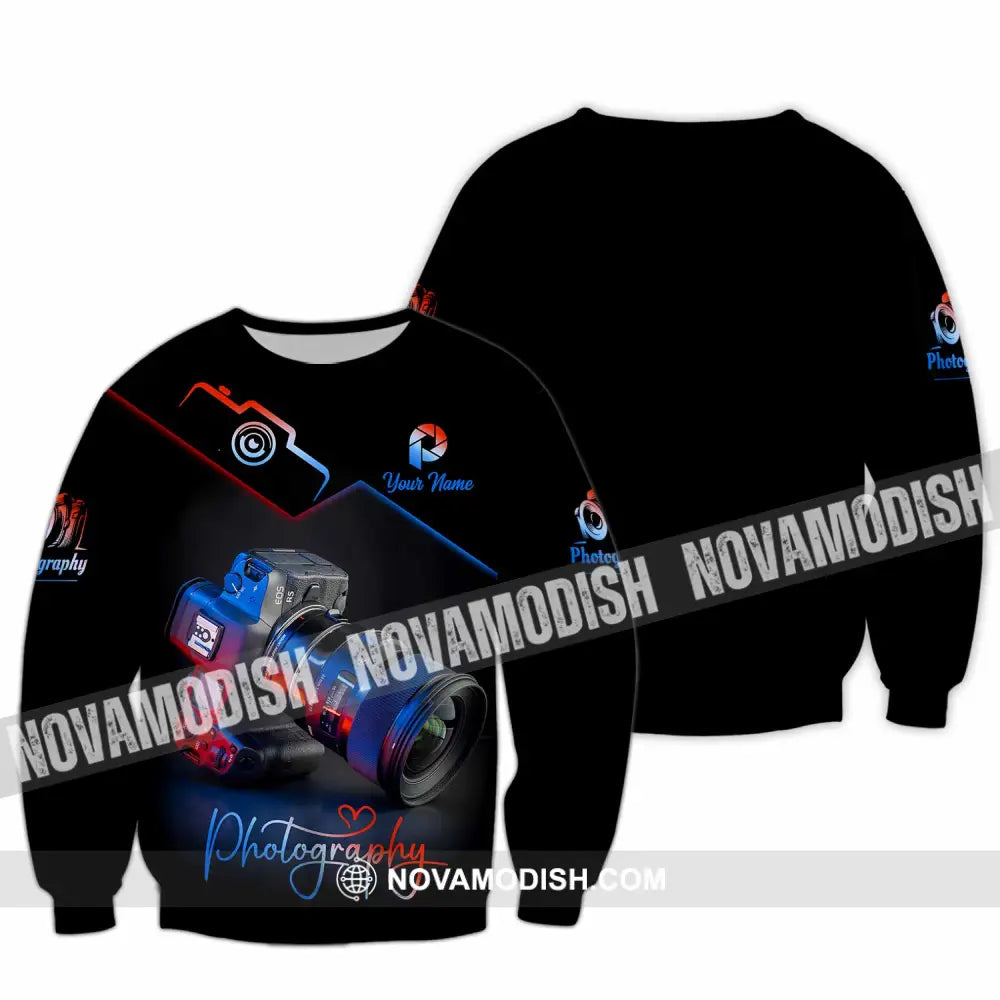 Unisex Shirt - Custom Photography 3D Shirt Long Sleeve / S T-shirt