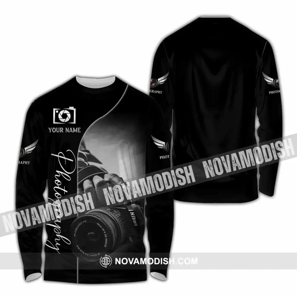 Unisex Shirt - Custom Photography 3D Shirt Long Sleeve Shirt / S T-shirt