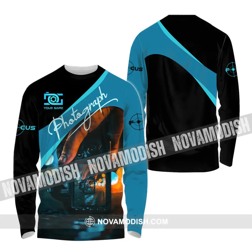 Unisex Shirt - Custom Photography 3D Shirt Long Sleeve Shirt / S T-shirt