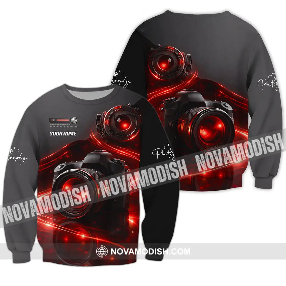 Unisex Shirt - Custom Photography 3D Shirt Long Sleeve / S T-shirt