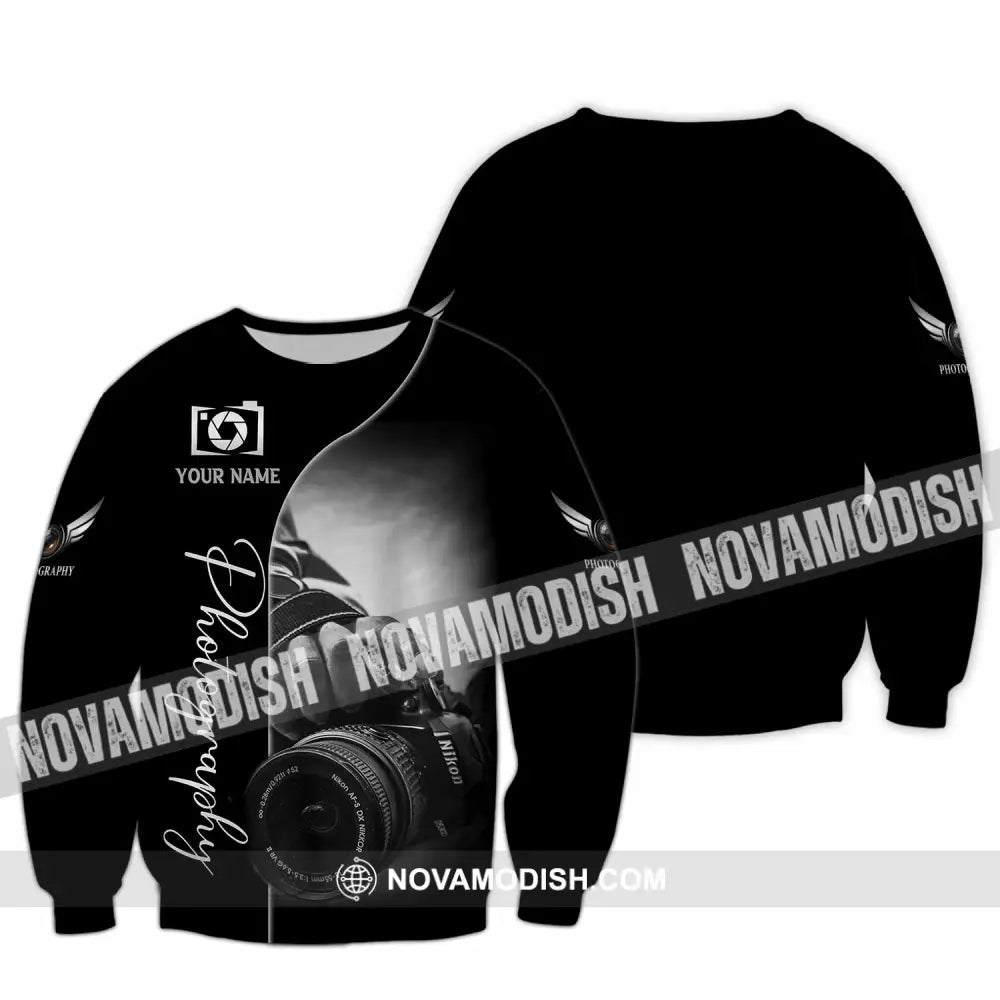 Unisex Shirt - Custom Photography 3D Shirt Long Sleeve / S T-shirt