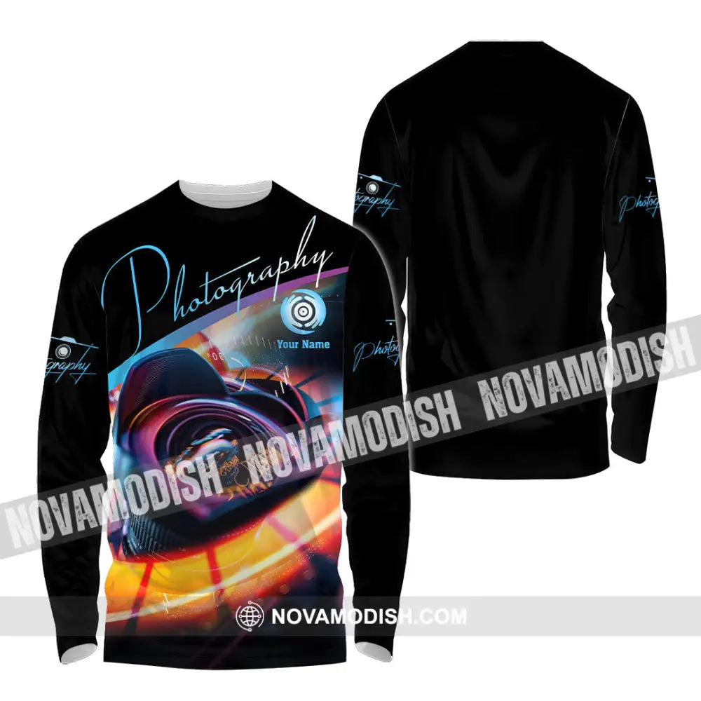 Unisex Shirt - Custom Photography 3D Shirt Long Sleeve Shirt / S T-shirt