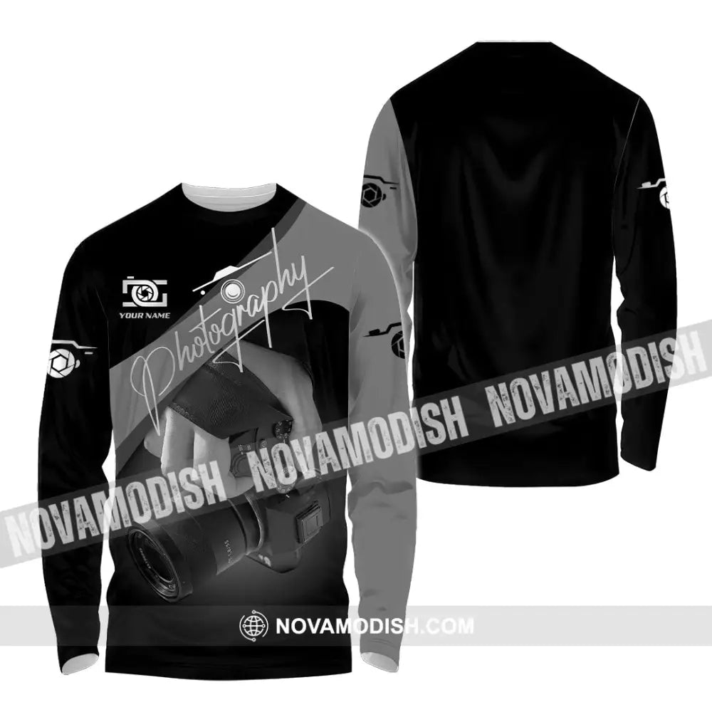 Unisex Shirt - Custom Photography 3D Shirt Long Sleeve Shirt / S T-shirt