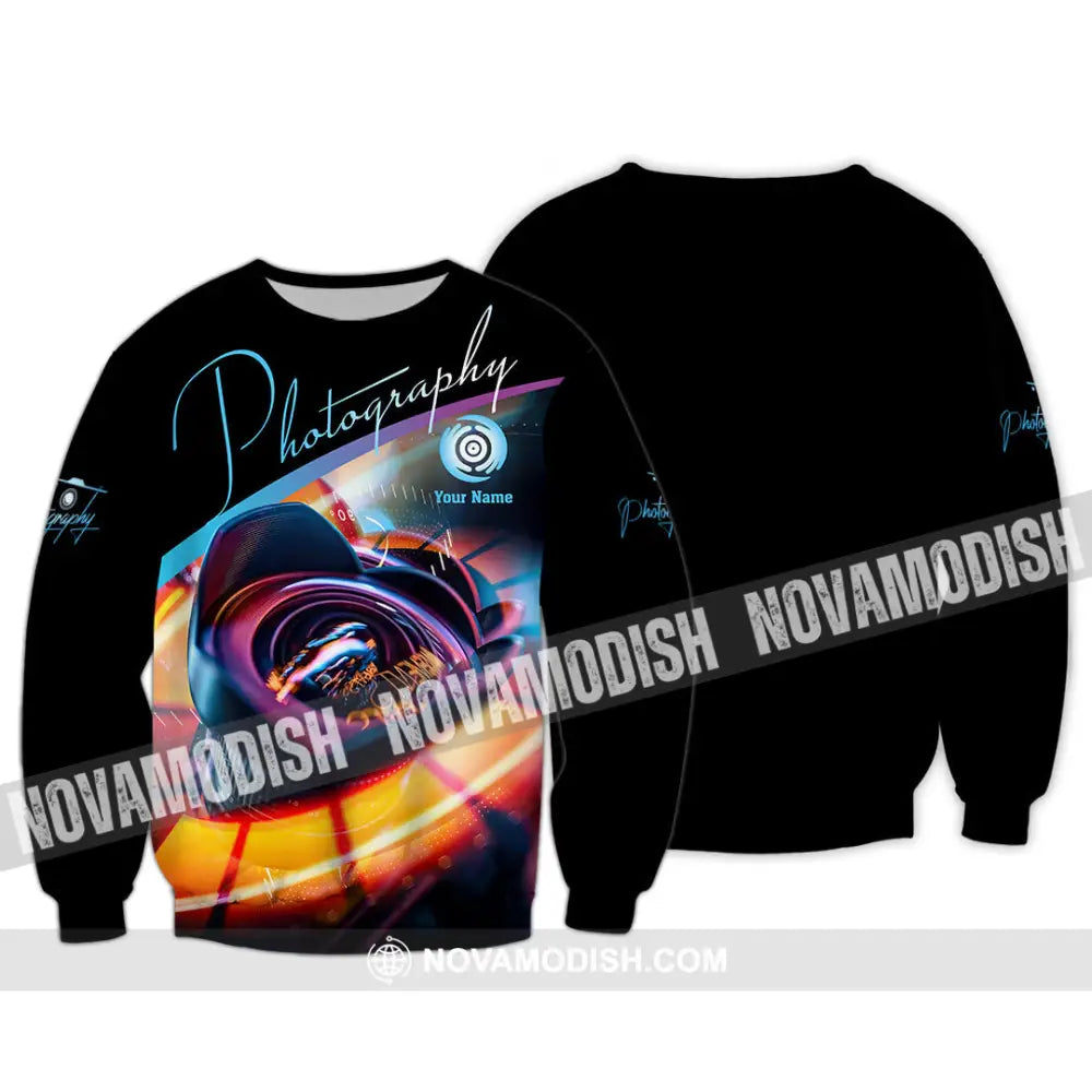 Unisex Shirt - Custom Photography 3D Shirt Long Sleeve / S T-shirt