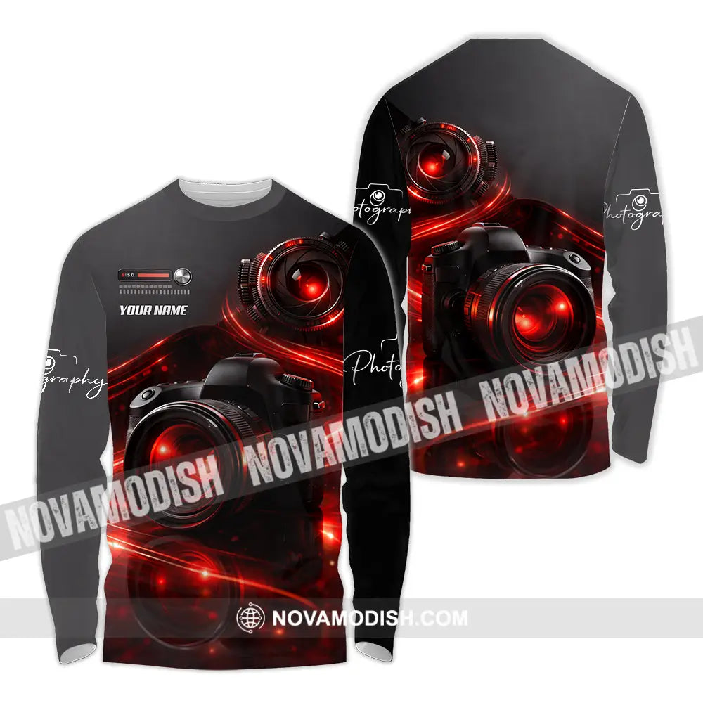 Unisex Shirt - Custom Photography 3D Shirt Long Sleeve Shirt / S T-shirt