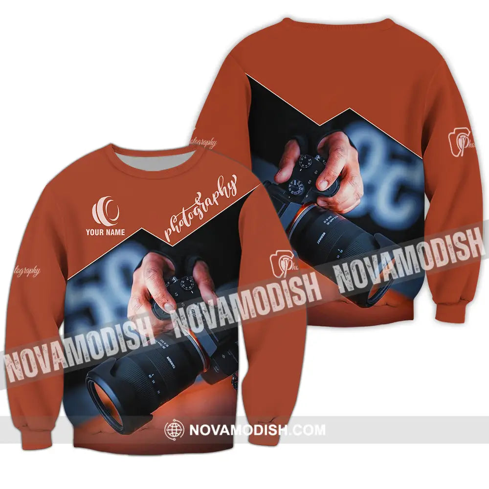 Unisex Shirt - Custom Photography 3D Shirt Long Sleeve / S T-shirt