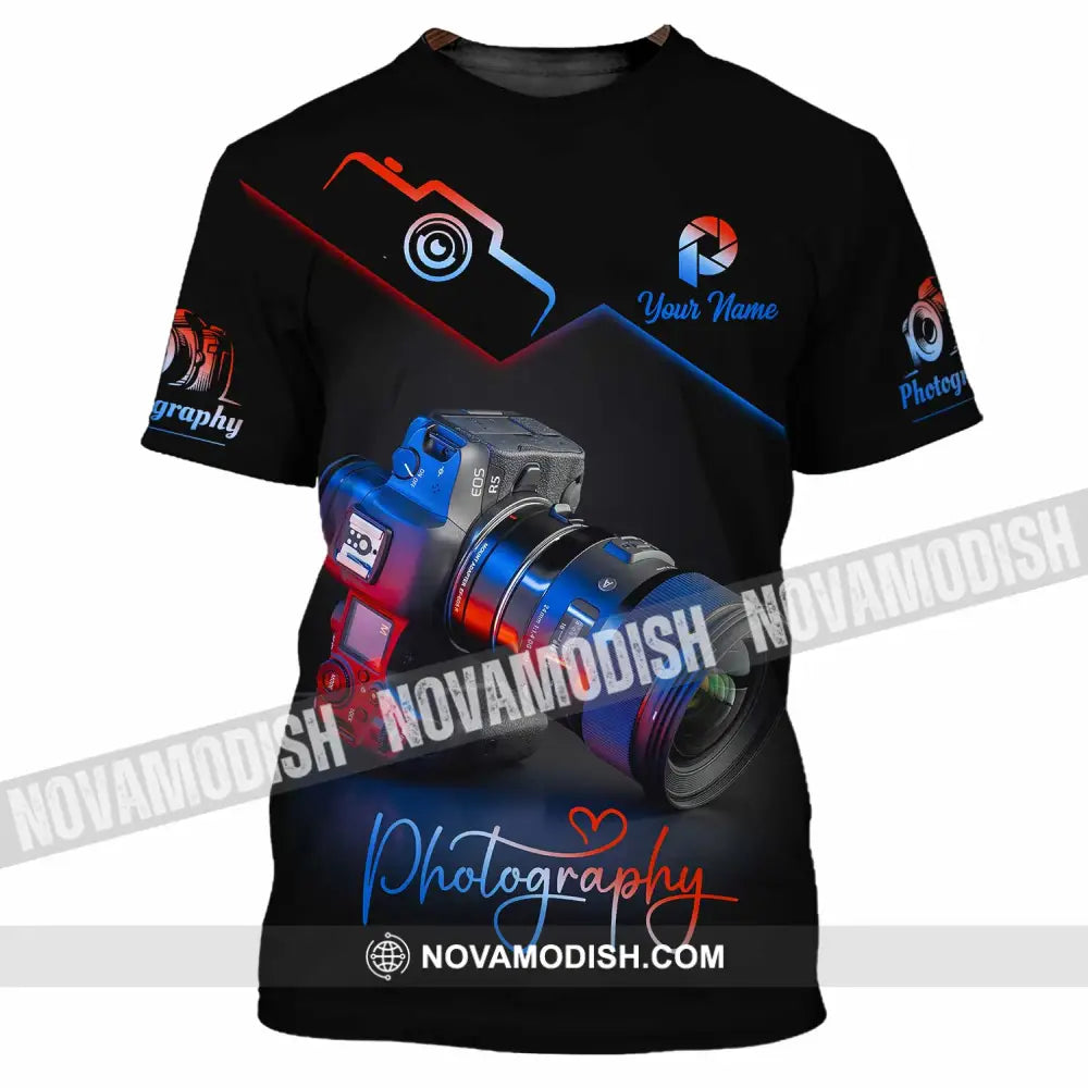 Unisex Shirt - Custom Photography 3D Shirt T-Shirt / S T-shirt