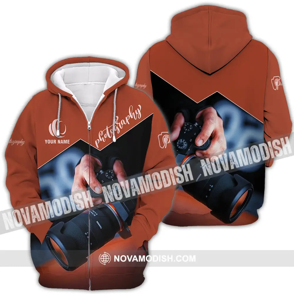 Unisex Shirt - Custom Photography 3D Shirt Zipper Hoodie / S T-shirt