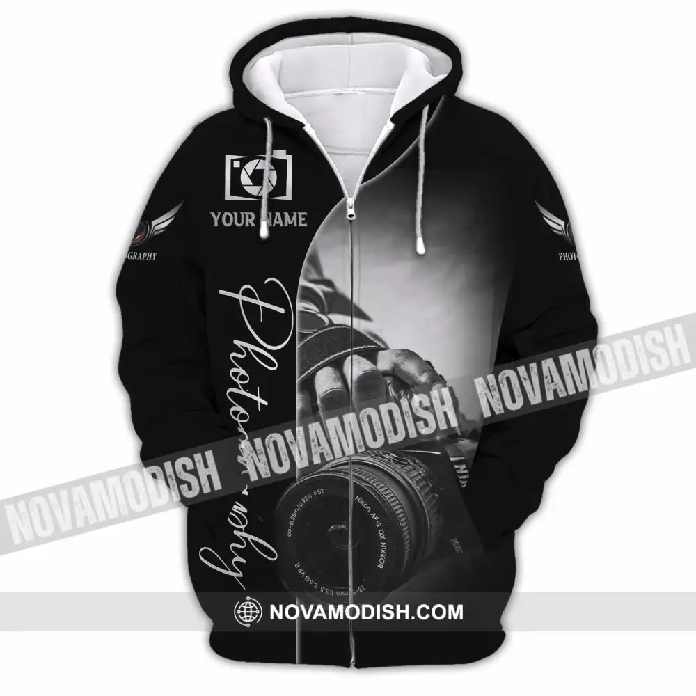 Unisex Shirt - Custom Photography 3D Shirt Zipper Hoodie / S T-shirt