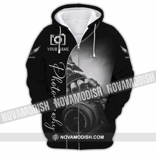 Unisex Shirt - Custom Photography 3D Shirt Zipper Hoodie / S T-shirt