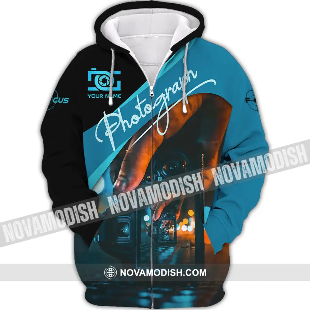 Unisex Shirt - Custom Photography 3D Shirt Zipper Hoodie / S T-shirt