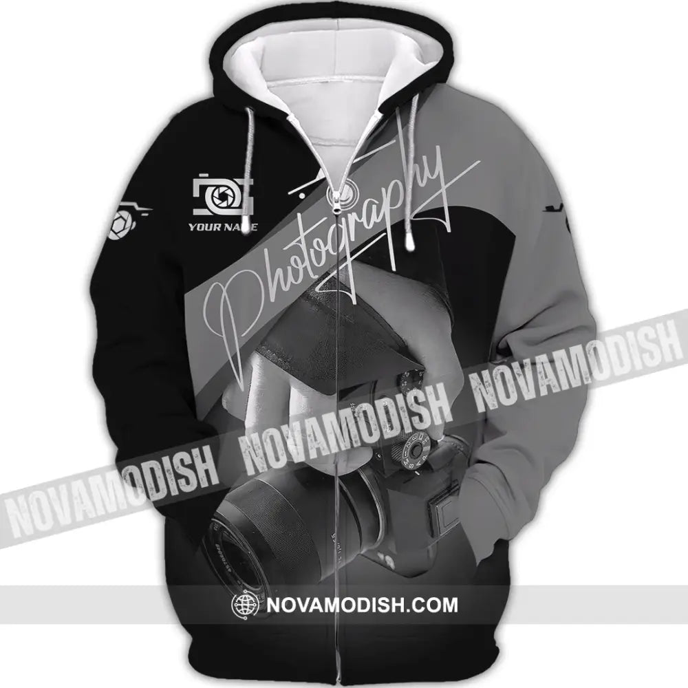 Unisex Shirt - Custom Photography 3D Shirt Zipper Hoodie / S T-shirt