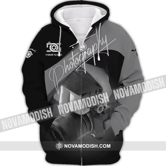 Unisex Shirt - Custom Photography 3D Shirt Zipper Hoodie / S T-shirt