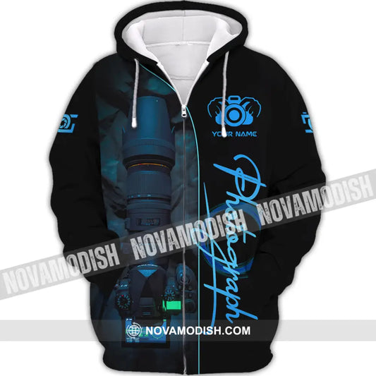 Unisex Shirt - Custom Photography 3D Shirt Zipper Hoodie / S T-shirt