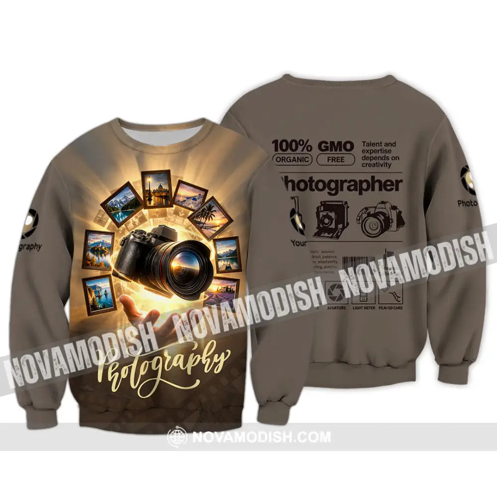 Unisex Shirt - Custom Photography Shirt - Long Sleeve / S - T-shirt