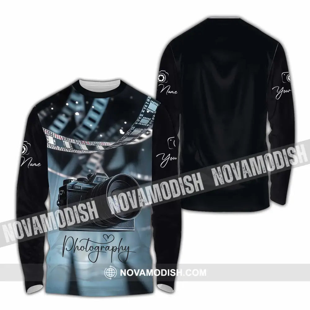 Unisex Shirt - Custom Photography Shirt - Long Sleeve Shirt / S - T-shirt