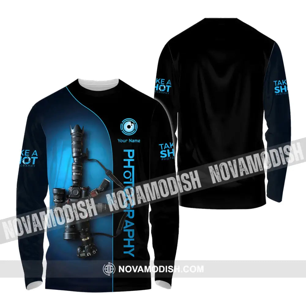 Unisex Shirt - Custom Photography Shirt - Long Sleeve Shirt / S - T-shirt