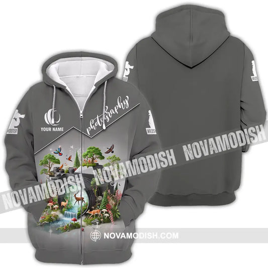 Unisex Shirt - Custom Photography Lover Shirt Zipper Hoodie / S T-shirt