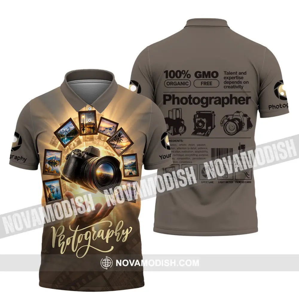 Unisex Shirt - Custom Photography Shirt - Polo Shirt / S - T-shirt