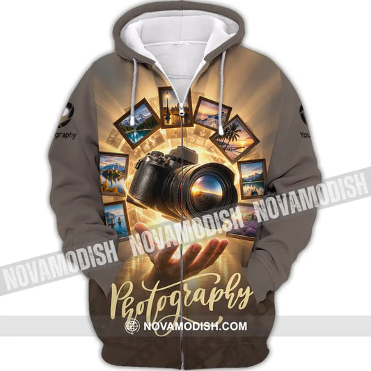 Unisex Shirt - Custom Photography Shirt - Zipper Hoodie / S - T-shirt