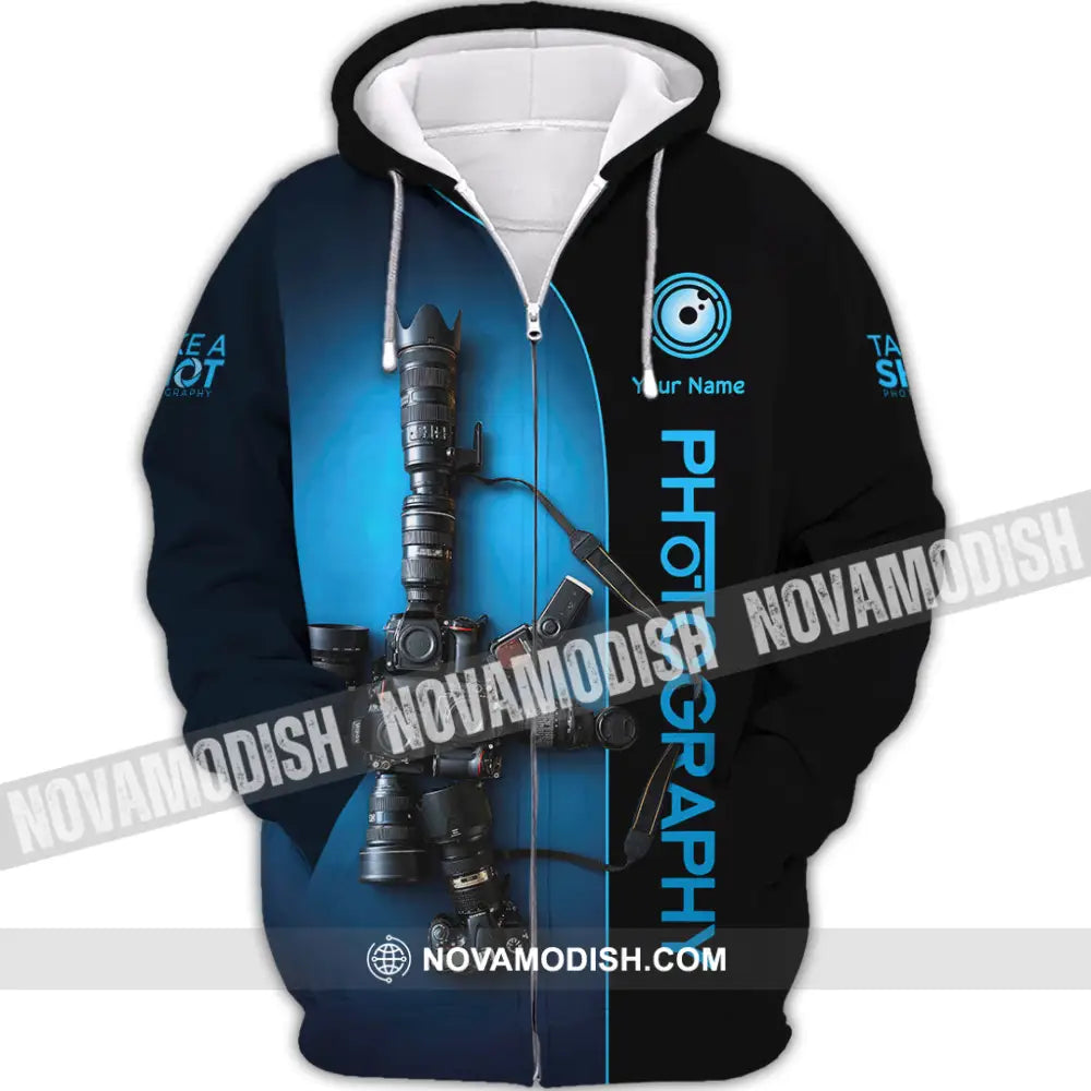 Unisex Shirt - Custom Photography Shirt - Zipper Hoodie / S - T-shirt