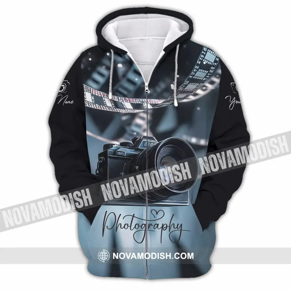 Unisex Shirt - Custom Photography Shirt - Zipper Hoodie / S - T-shirt