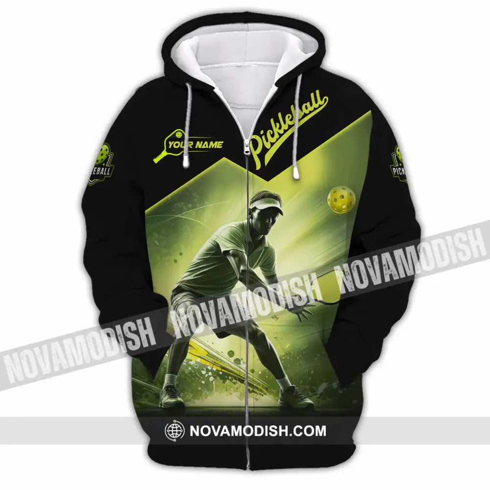 Unisex Shirt - Custom Pickleball 3D Shirt Zipper Hoodie / S T-shirt