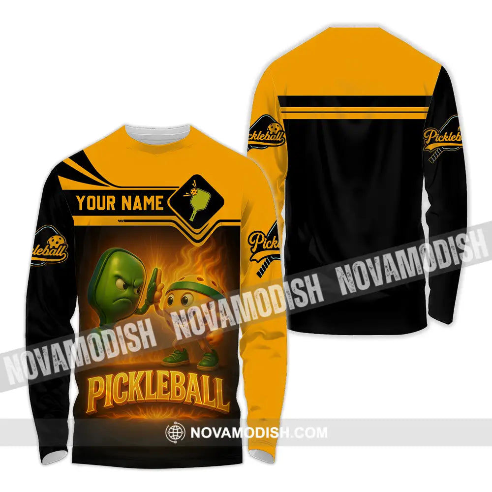 Unisex Shirt - Custom Pickleball Shirt Long Sleeve Shirt / S T-shirt