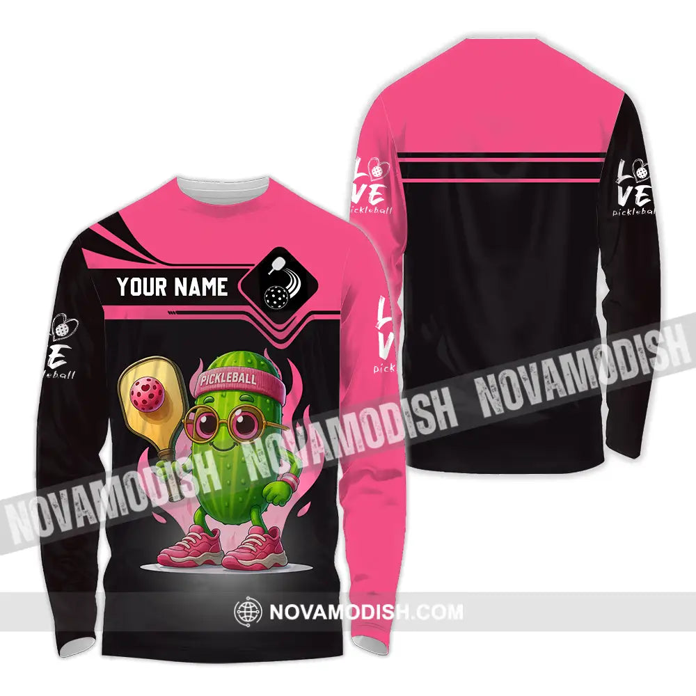 Unisex Shirt - Custom Pickleball Sport Shirt Long Sleeve Shirt / S T-shirt