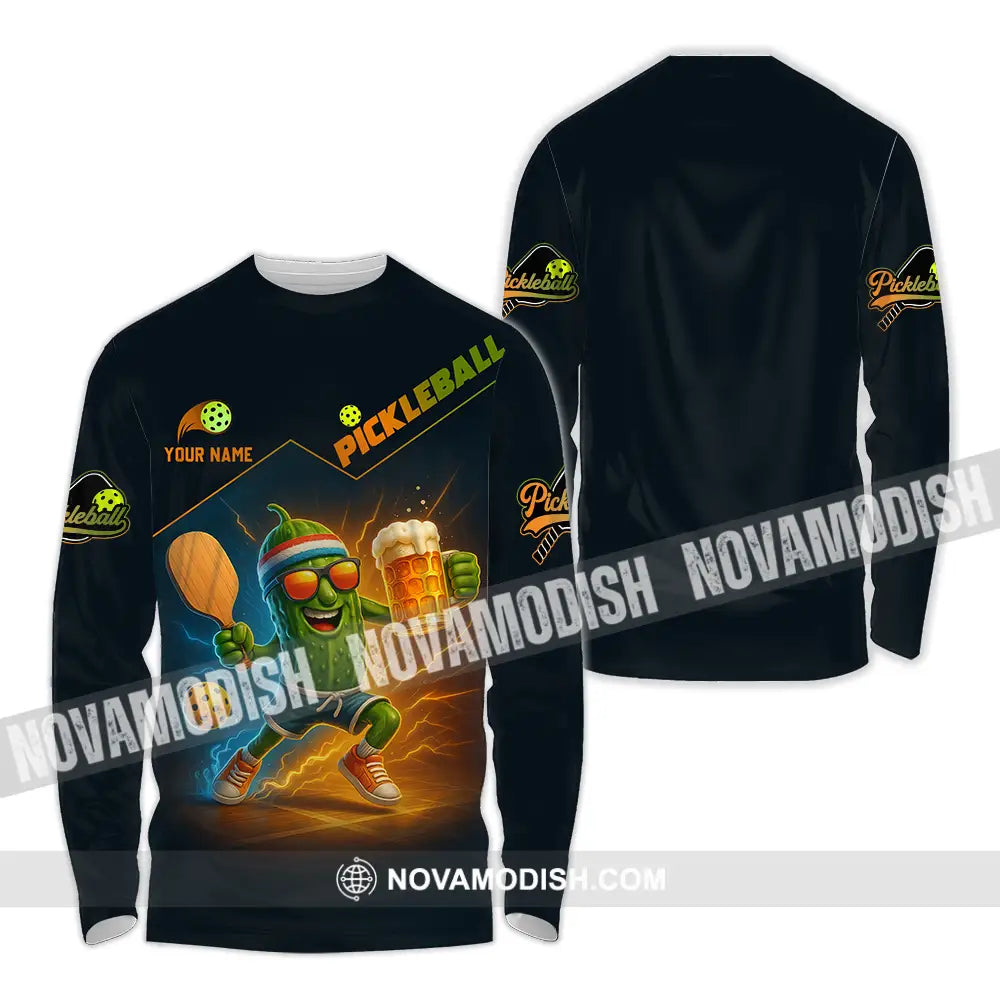 Unisex Shirt - Custom Pickleball Sport Shirt Long Sleeve Shirt / S T-shirt