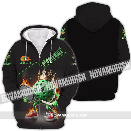 Unisex Shirt - Custom Pickleball Sport Shirt Zipper Hoodie / S T-shirt