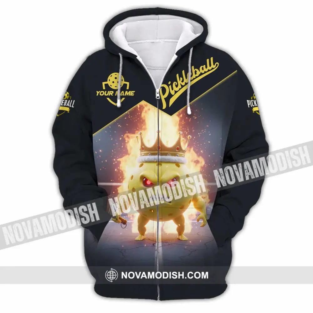 Unisex Shirt - Custom Pickleball Shirt Zipper Hoodie / S T-shirt