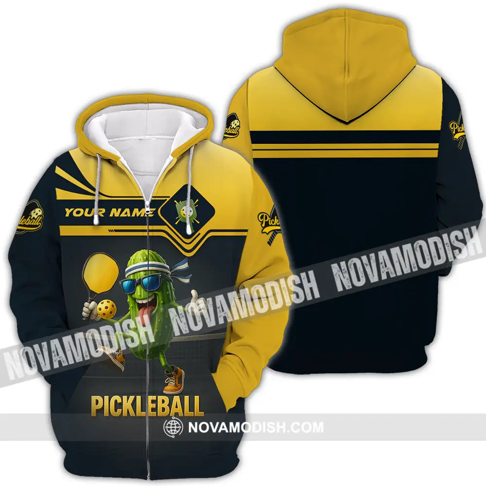 Unisex Shirt - Custom Pickleball Shirt Zipper Hoodie / S T-shirt