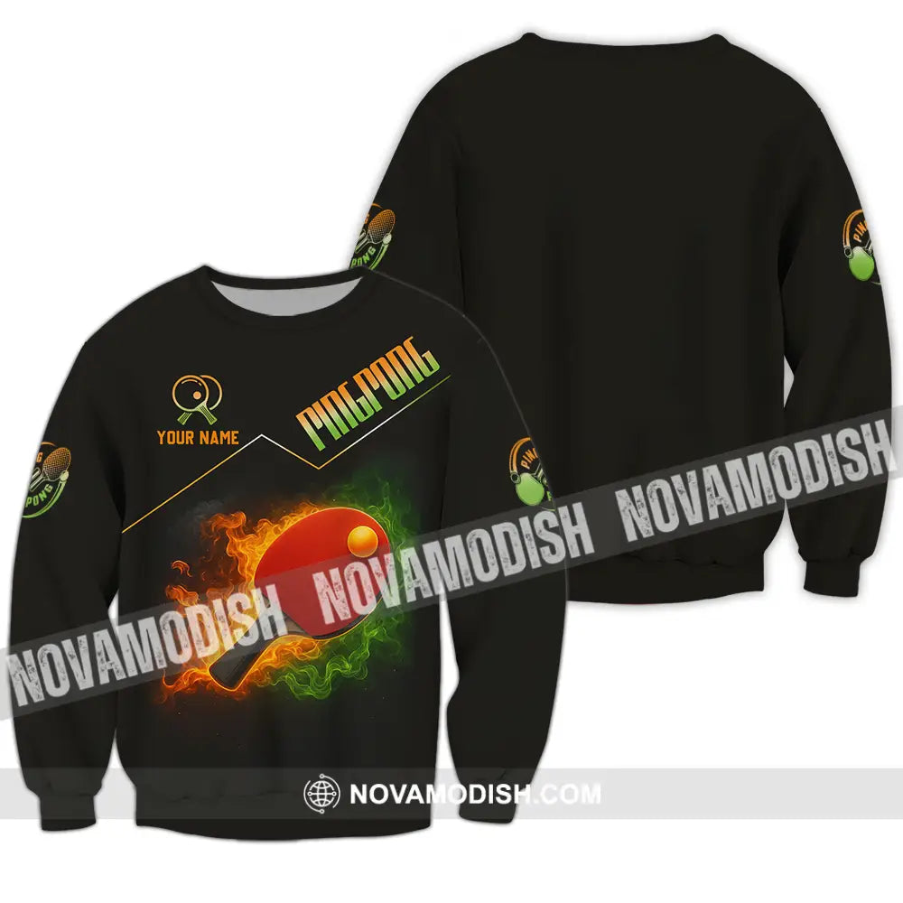 Unisex Shirt - Custom Ping Pong Shirt Long Sleeve / S T-shirt