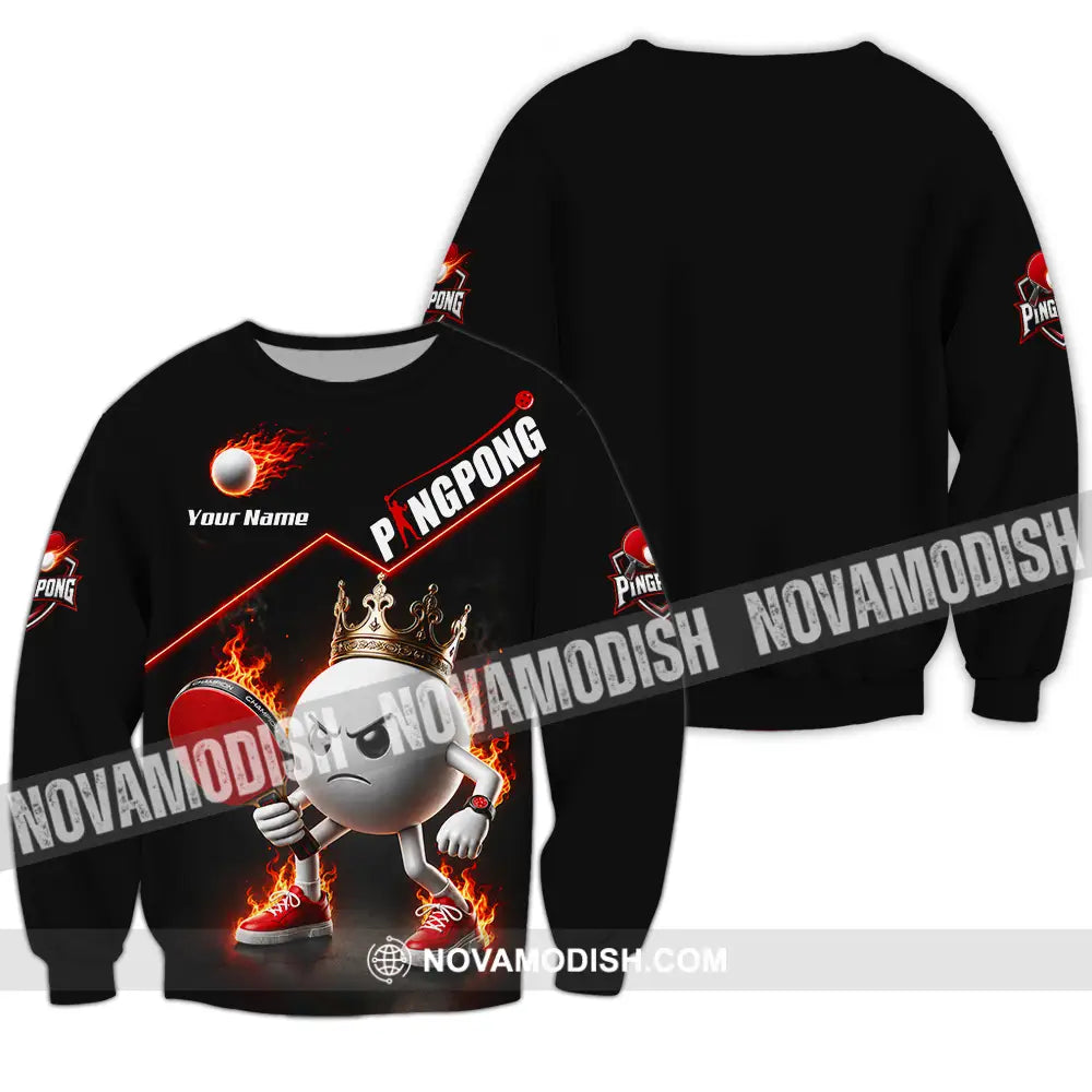Unisex Shirt - Custom Ping Pong Shirt - Long Sleeve / S - T-shirt
