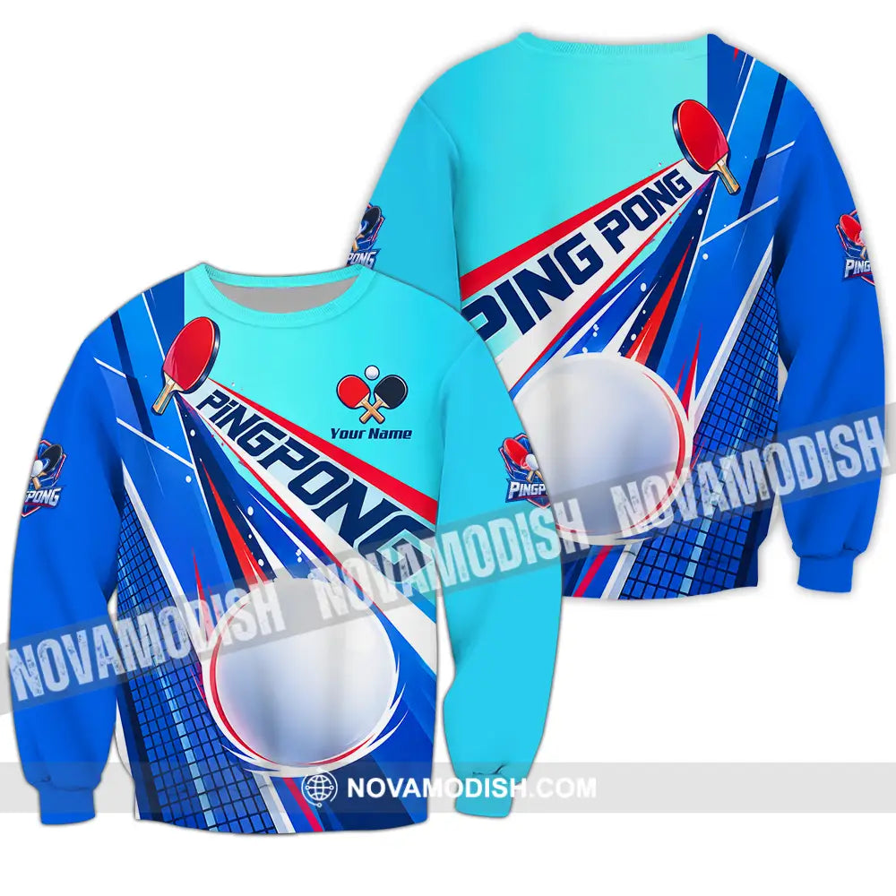 Unisex Shirt - Custom Ping Pong Shirt - Long Sleeve / S - T-shirt