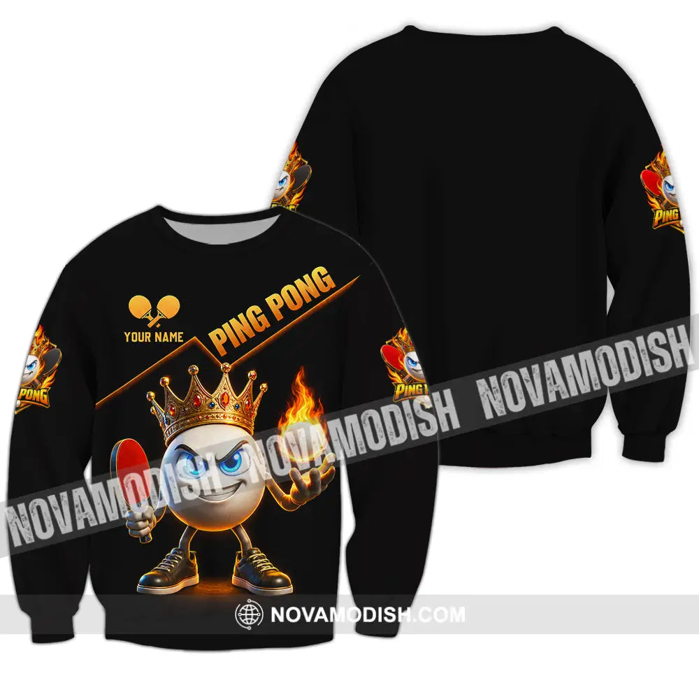 Unisex Shirt - Custom Ping Pong Shirt - Long Sleeve / S - T-shirt