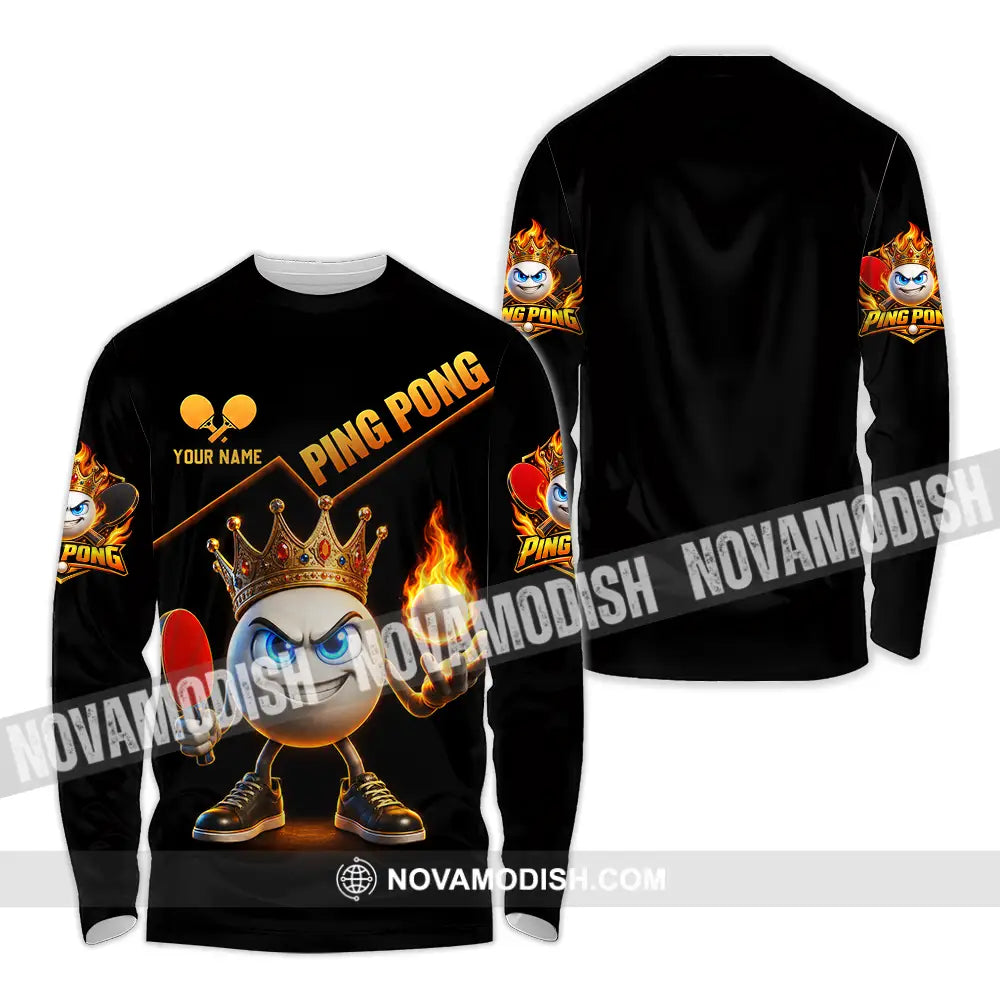 Unisex Shirt - Custom Ping Pong Shirt - Long Sleeve Shirt / S - T-shirt