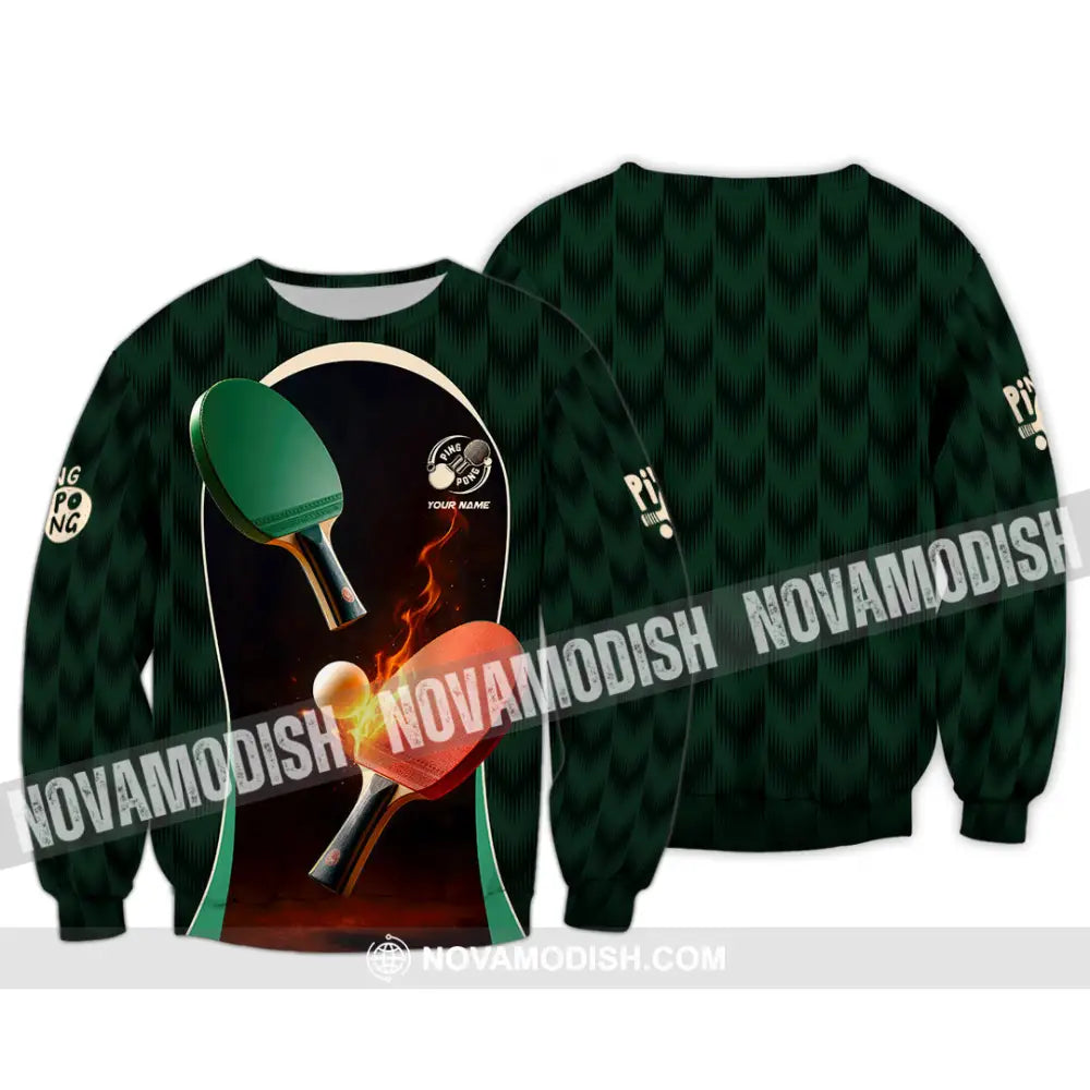 Unisex Shirt - Custom Ping Pong Shirt Long Sleeve / S T-shirt