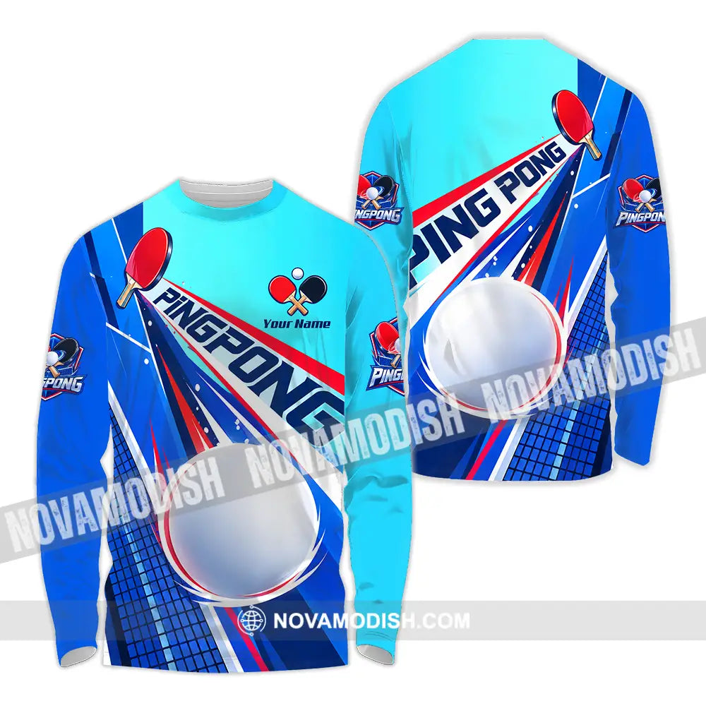 Unisex Shirt - Custom Ping Pong Shirt - Long Sleeve Shirt / S - T-shirt