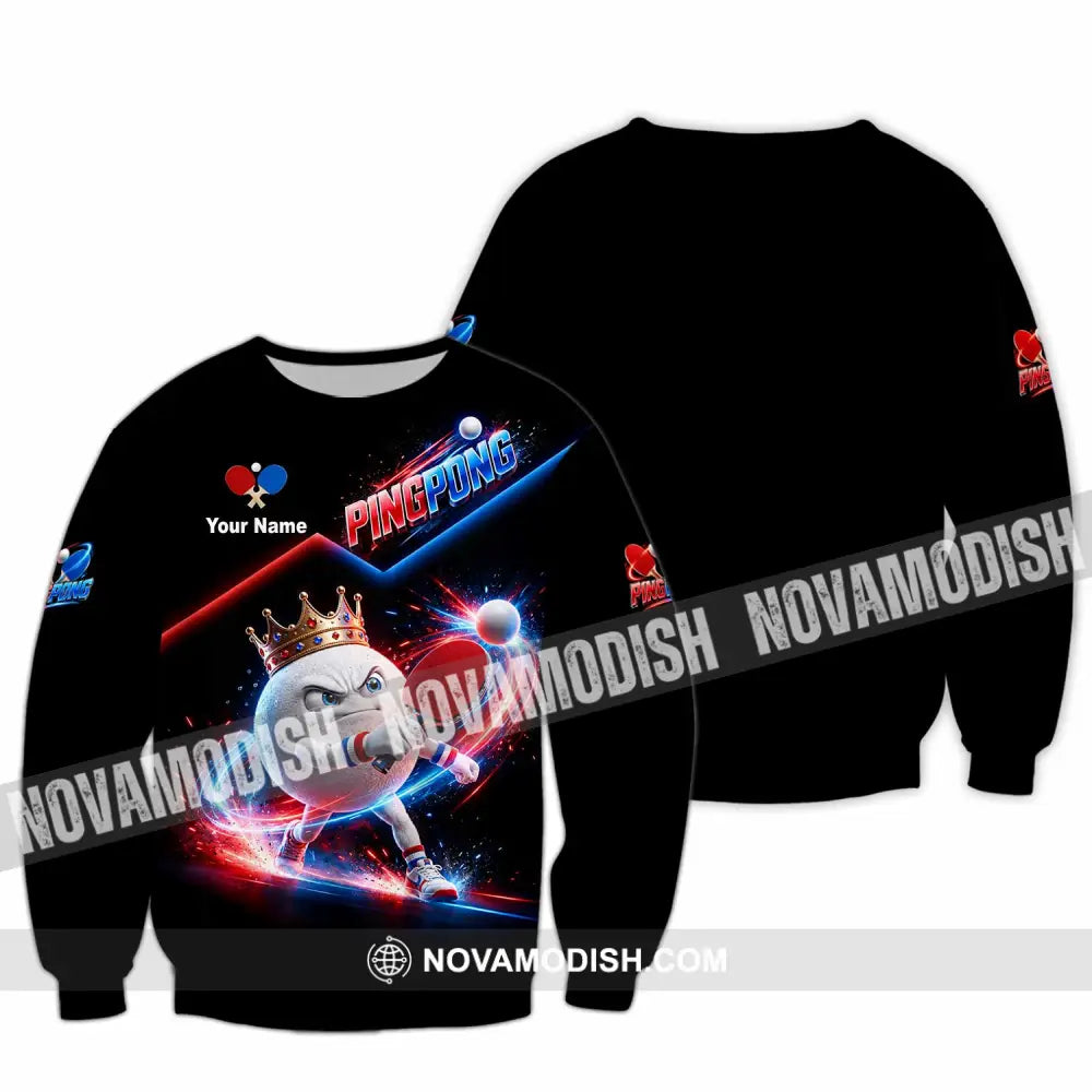 Unisex Shirt - Custom Ping Pong Shirt - Long Sleeve / S - T-shirt