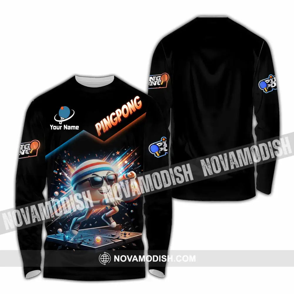 Unisex Shirt - Custom Ping Pong Shirt - Long Sleeve Shirt / S - T-shirt
