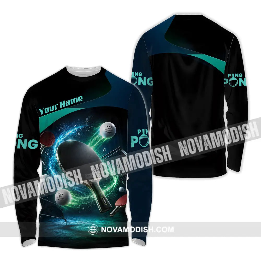 Unisex Shirt - Custom Ping Pong Shirt - Long Sleeve Shirt / S - T-shirt