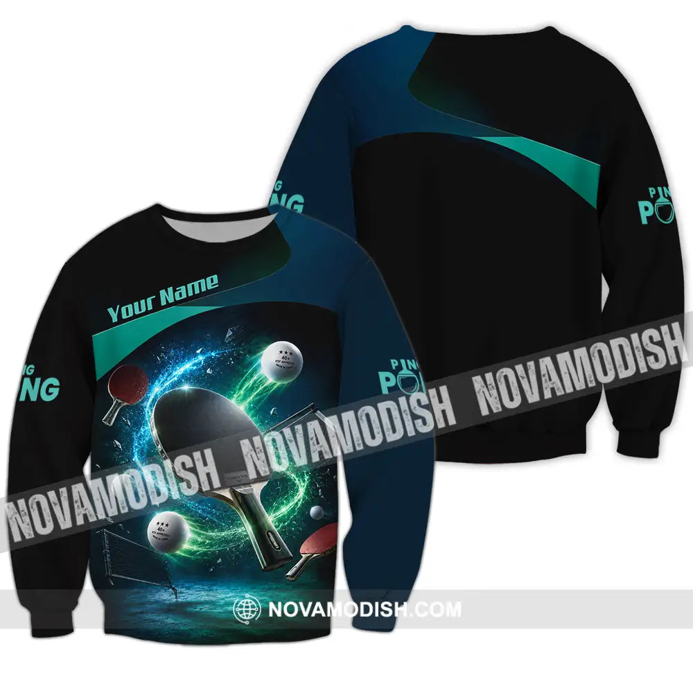 Unisex Shirt - Custom Ping Pong Shirt - Long Sleeve / S - T-shirt