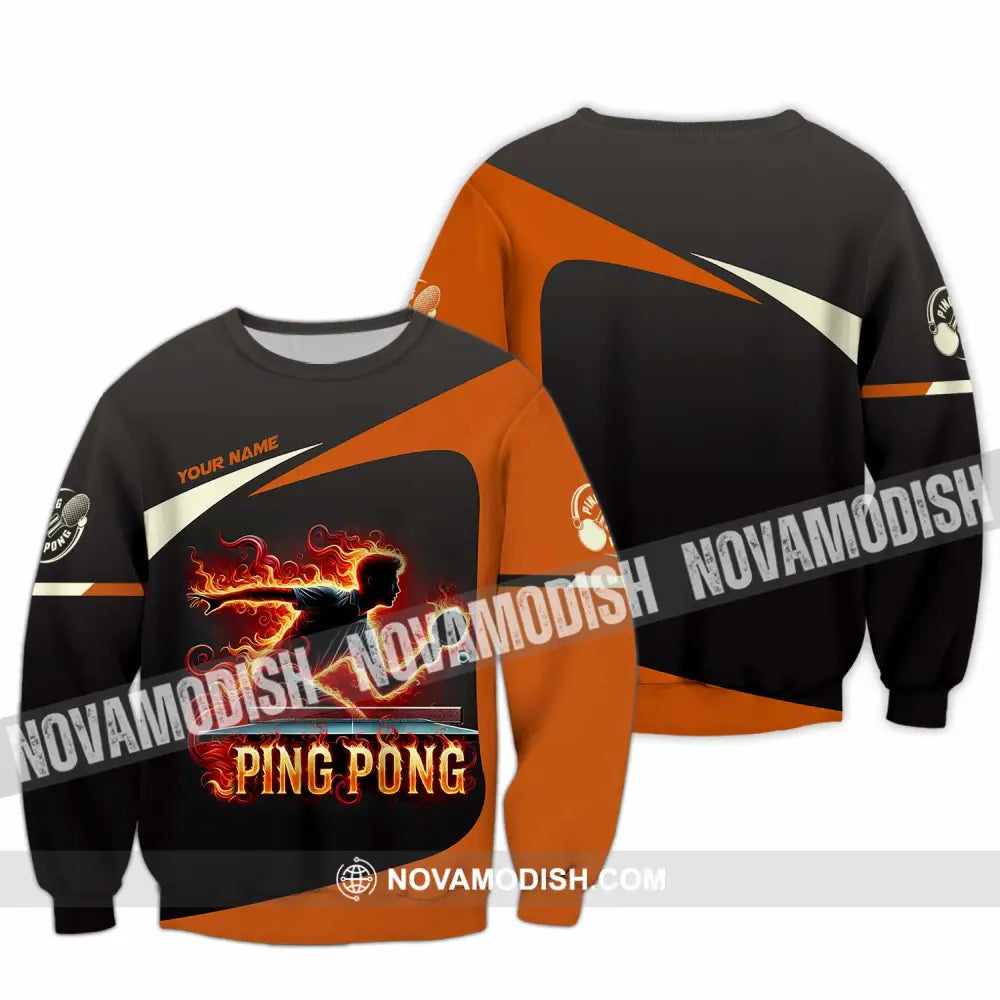 Unisex Shirt - Custom Ping Pong Shirt Long Sleeve / S T-shirt