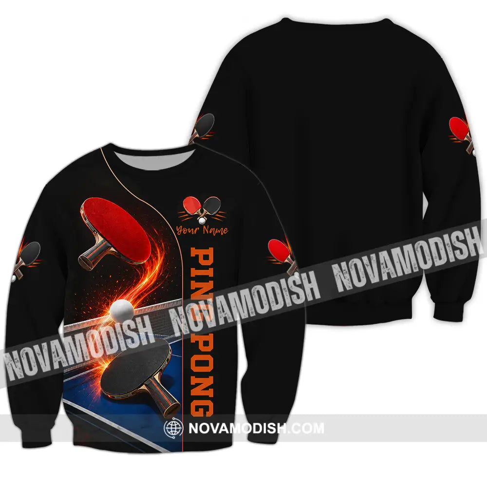Unisex Shirt - Custom Ping Pong Shirt - Long Sleeve / S - T-shirt