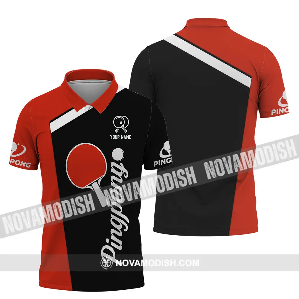 Unisex Shirt - Custom Ping Pong Shirt Polo Shirt / S T-shirt