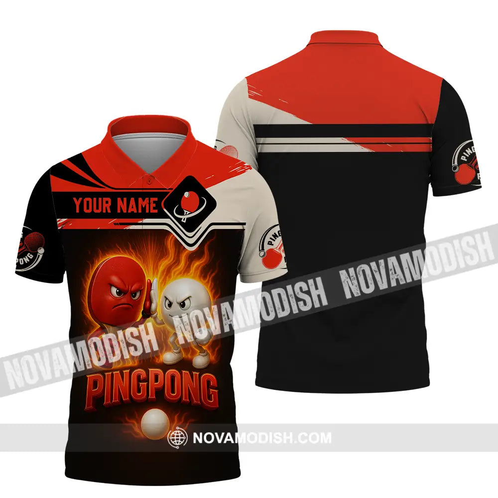 Unisex Shirt - Custom Ping Pong Shirt Polo Shirt / S T-shirt